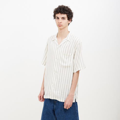 Carhartt WIP S/S Reyes Shirt Reyes Stripe Wax/Black I031461_1EC_XX Degli Uberti